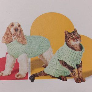 BOOTS&BARKLEY GREEN SMALL DOG SWEATER